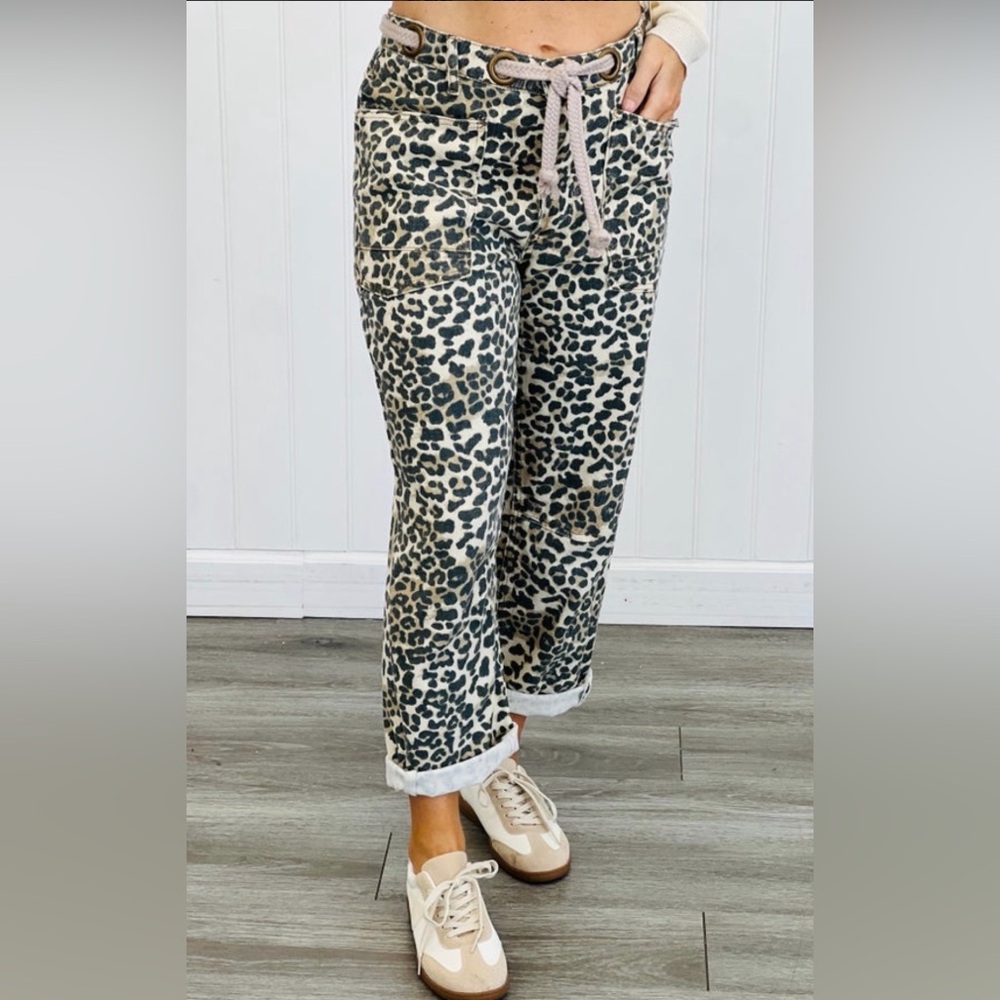 Leopard Print Women's Pants